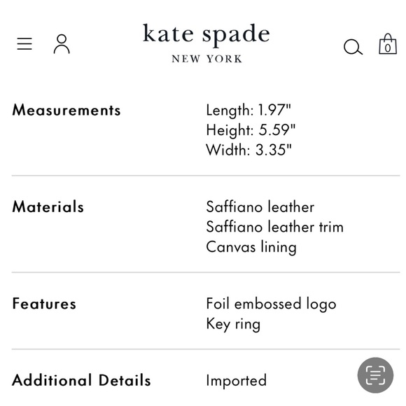 #68 - Kate Spade - Playa Ombré 3D Bag Charm! - Picture 3 of 7